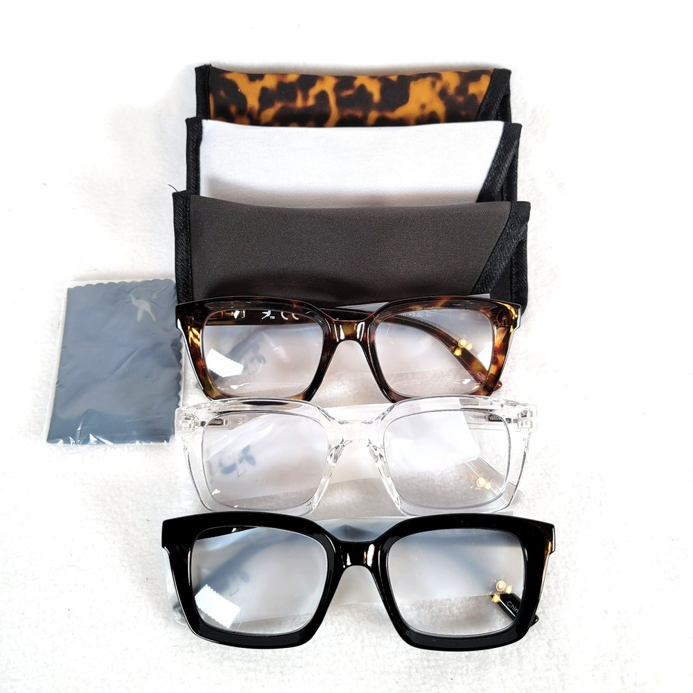 Hummingbird Womens Santa Fe Set +2.50 Auto Tint Blue Light Sun Readers Glasses